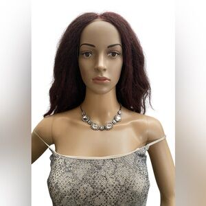 Lia Sophia Gossamer silvertone necklace